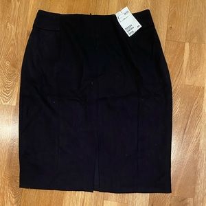 Black pencil skirt
